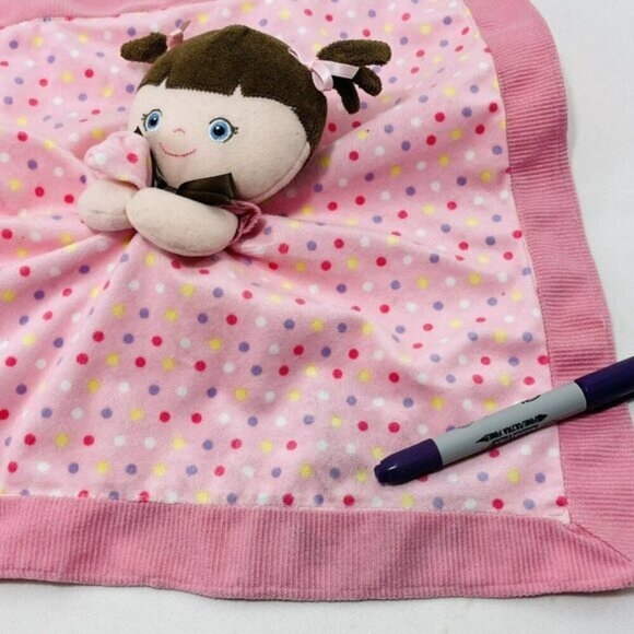 Garanimals Security Blankets Lovey Plush Doll Girl Best Friend Infant Pink Dot - Picture 9 of 12